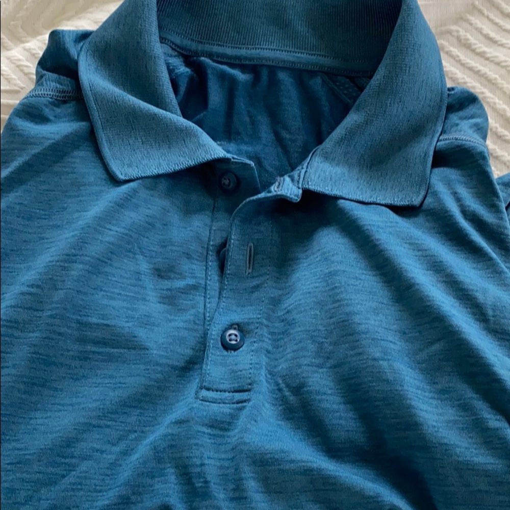 Men’s Blue Lulu Lemon Golf Shirt